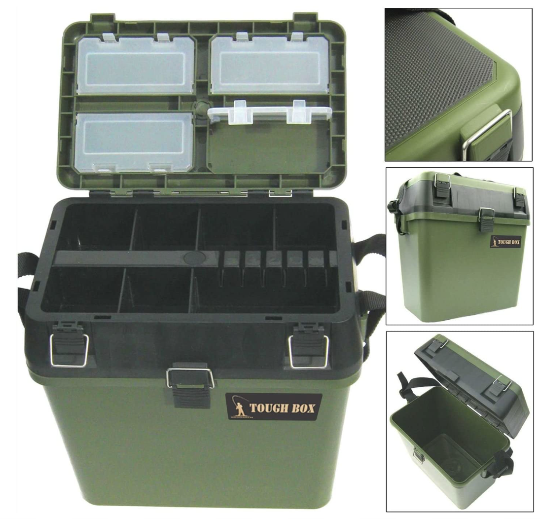 Green Version of the rucksack fishing seat box