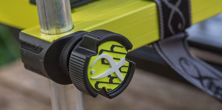 Photo of the Matrix P25 MKII Hand screws. Black surround with lime green inner.