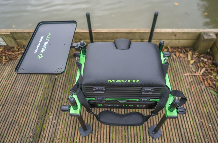 Photo of the Maver Reality EVO seatbox from above