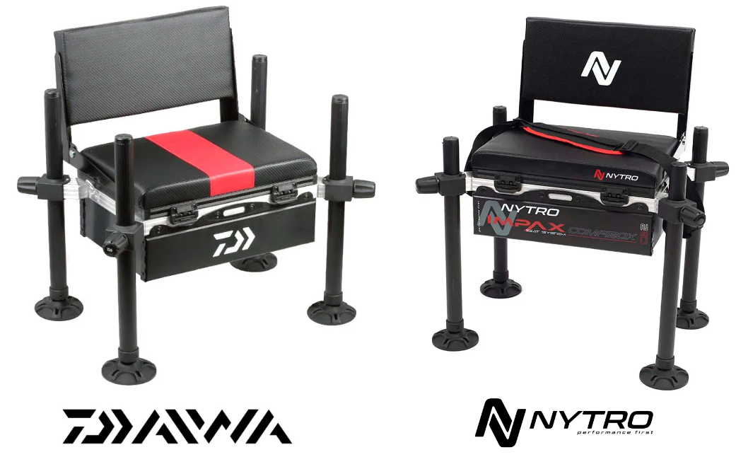 Daiwa D-VEC and NYTRO Comfibox - Side by Side
