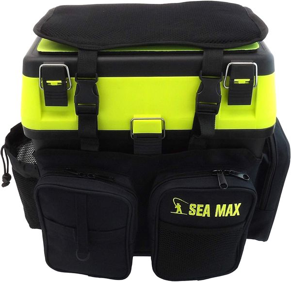 Two Strap Fishing Seat Box from Sea Max Very Impressive!